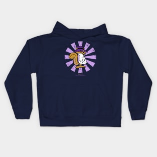 Secret Squirrel Retro Japanese Kids Hoodie